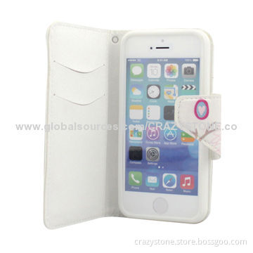 Colorful wallet leather case for Apple iPhone